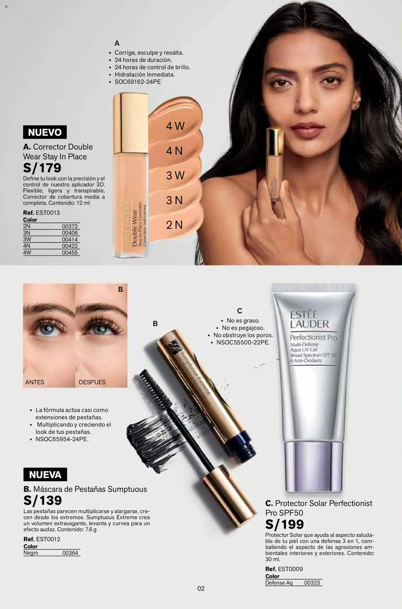 Catálogo Leonisa válido desde 13.11.2025 | Página: 2 | Productos: Máscara, Protector solar, Corrector