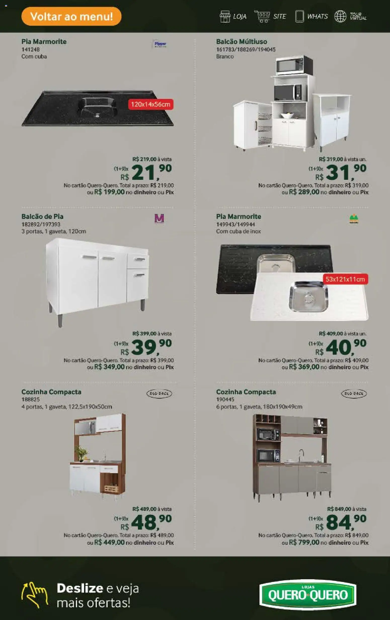 Lojas Quero-Quero Folheto - válido de 04.11.2025 | Página: 19 | Produtos: Cuba, Pia