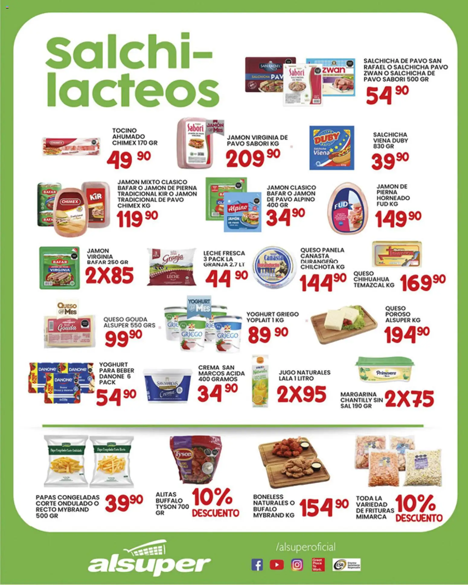 Nuevas ofertas de Alsuper válidas en toda la República Mexicana desde el 03.02.2026. ¡Encuentra las mejores ofertas en Alsuper folleto Zacatecas! | Página: 3