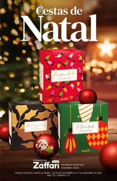 Zaffari - Ofertas Cestas de Natal - Pré-Visualização do folheto da loja Zaffari, válido de 25.11.2025