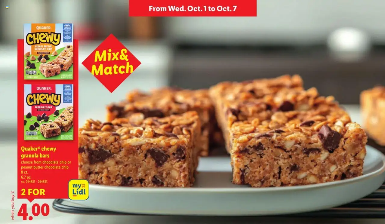 Lidl Weekly Ad - GA - valid from 01.10.2025 | Page: 6 | Products: Butter, Chocolate, Chocolate Chip