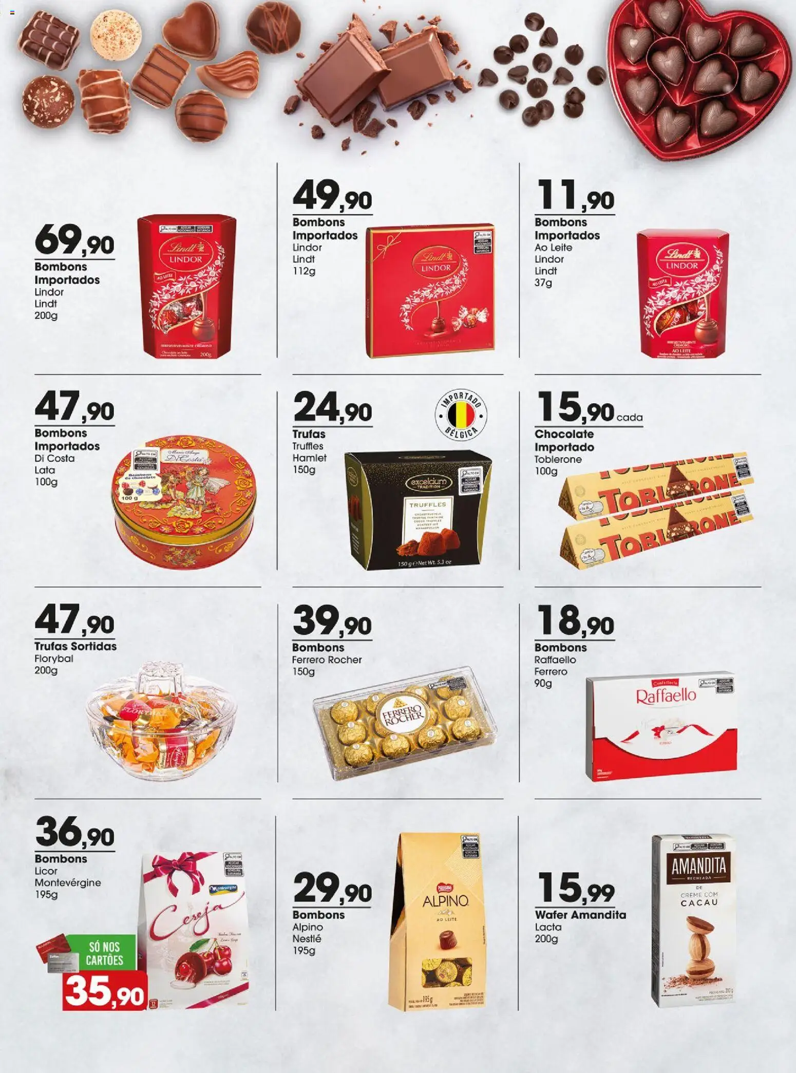 Zaffari Folheto - válido de 16.12.2025 | Página: 9 | Produtos: Leite, Chocolate, Ferrero Rocher, Açúcar