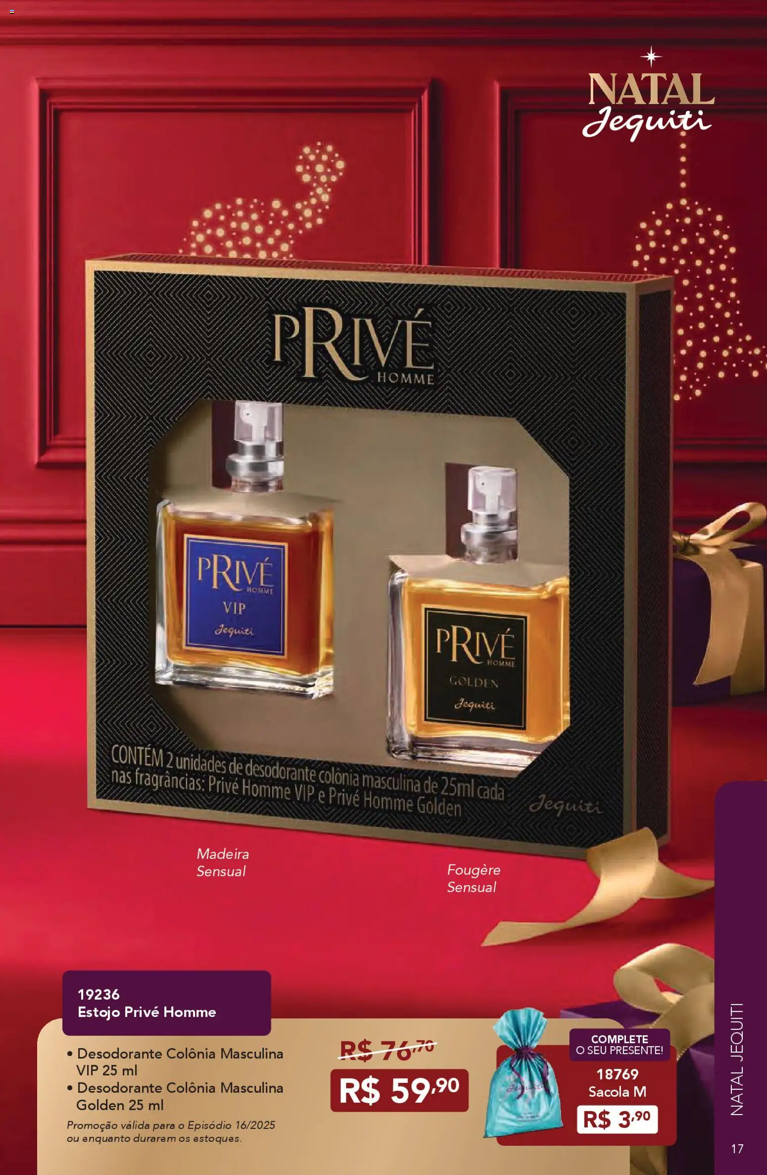 Jequiti Folheto - válido de 11.11.2025 | Página: 17 | Produtos: Desodorante