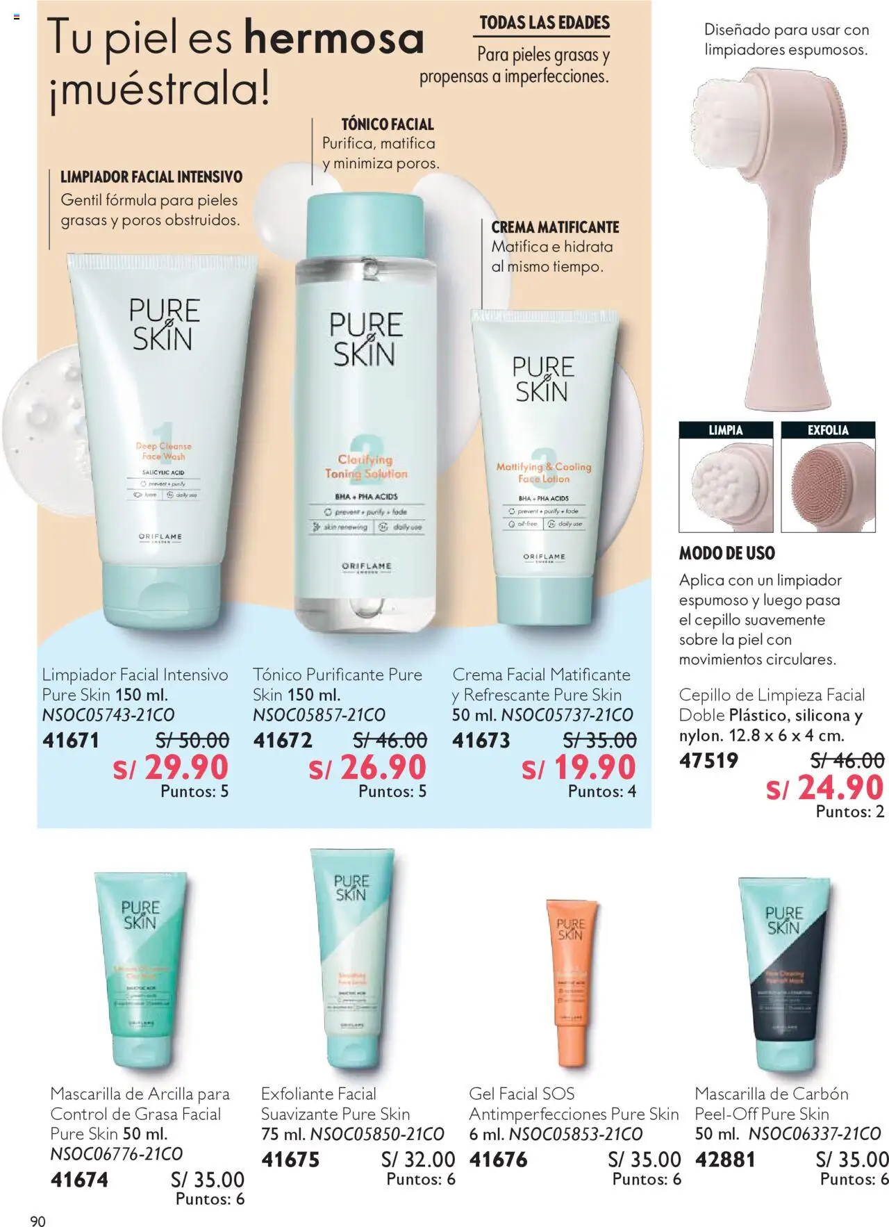 Catálogo Oriflame válido desde 04.10.2025 | Página: 90 | Productos: Exfoliante, Crema