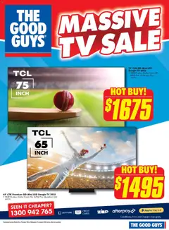 Preview of The Good Guys - Massive TV Sale - valid from 14.01.2026