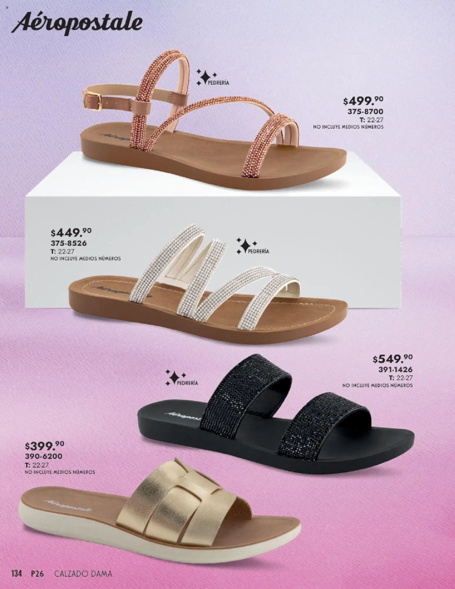 Nuevas ofertas de Andrea válidas en toda la República Mexicana desde el 25.01.2026. ¡Encuentra las mejores ofertas en Andrea catálogo Calzado Dama! | Página: 134