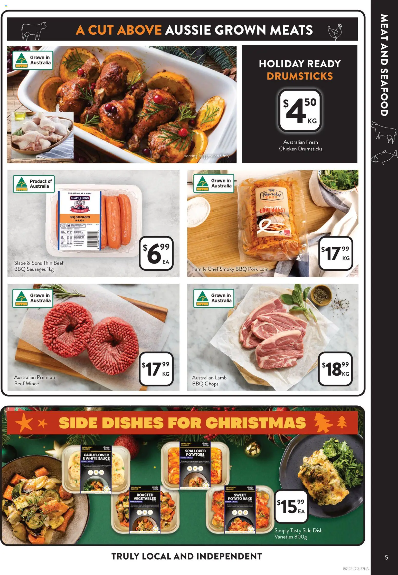 Foodworks catalogue - valid from 17.12.2025 | Page: 5 | Products: Pork, Lamb, Beef, Potatoes
