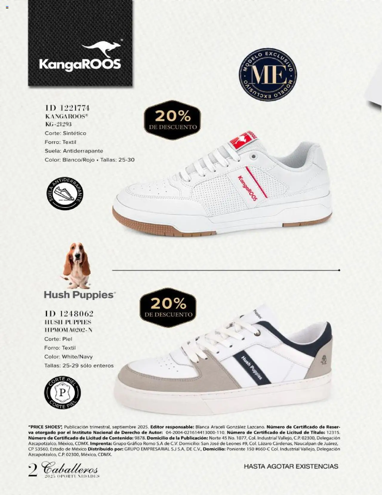 Nuevas ofertas de Price Shoes válidas en toda la República Mexicana desde el 15.09.2025. ¡Encuentra las mejores ofertas en Price Shoes - Catálogo Oportunidades Caballeros ! | Página: 2