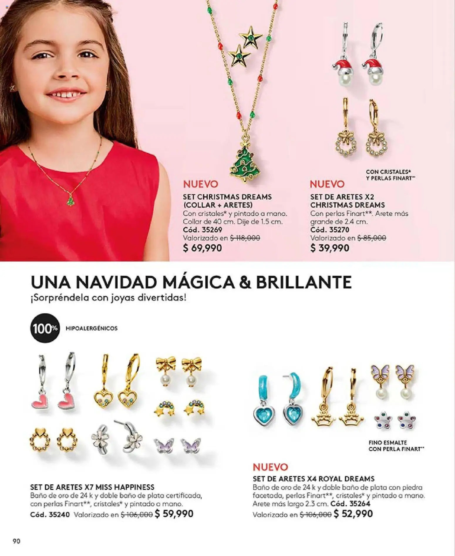 Ésika revista - valida desde el 03.11.2025 | Página: 102 | Productos: Aretes, Baño, Collar, Dije