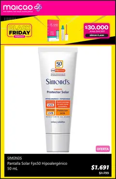 Black Friday Maicao válido desde el 28.11.2025 | Página: 3 | Productos: Agua, Protector solar, Serum