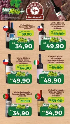 Mart Minas ofertas Clube do Vinho - Pré-Visualização do folheto da loja Mart Minas, válido de 05.03.2026