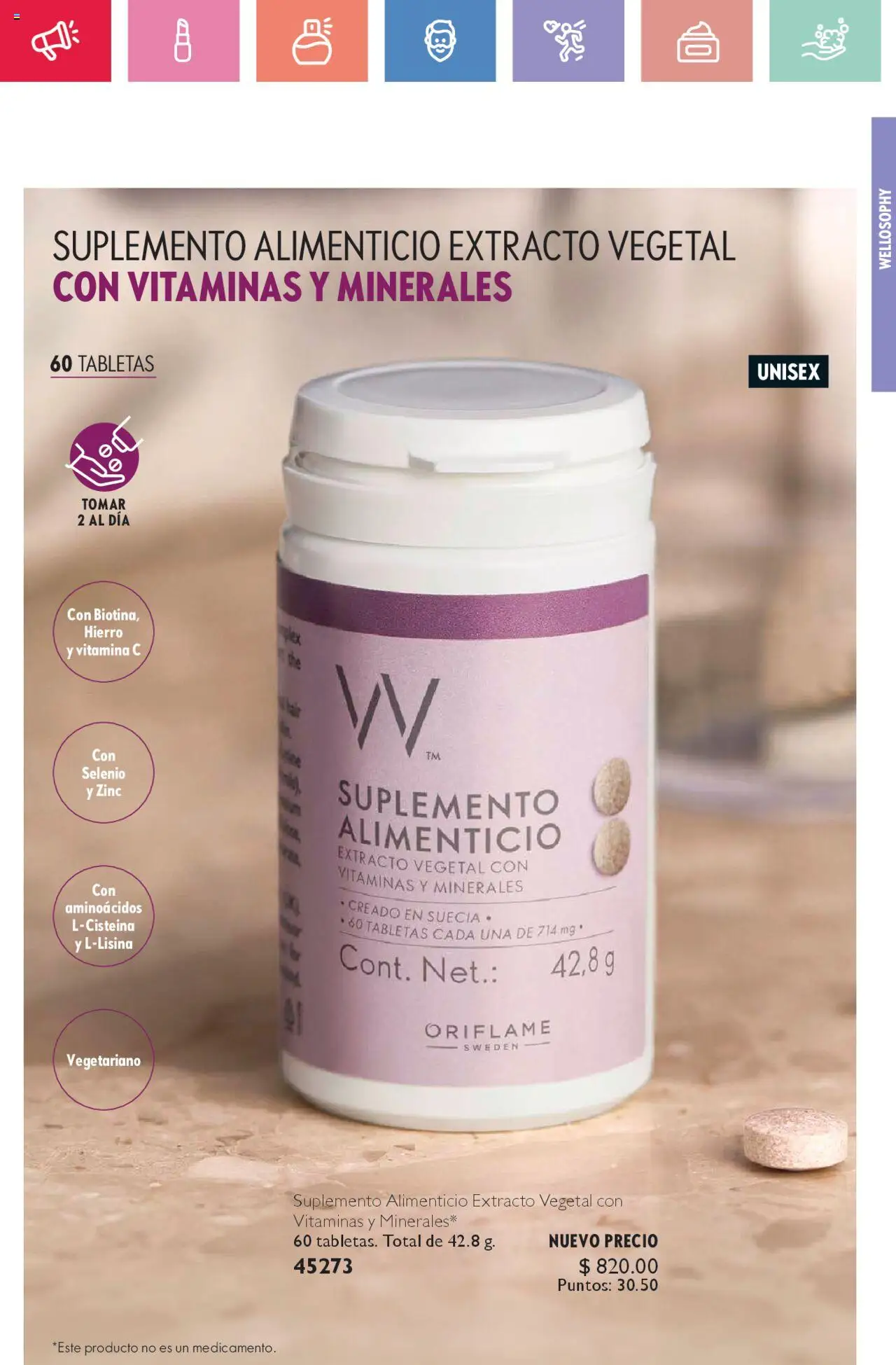 Nuevas ofertas de Oriflame válidas en toda la República Mexicana desde el 02.08.2025. ¡Encuentra las mejores ofertas en Oriflame - Campaña 11 2025! | Página: 35 | Productos: Vitaminas