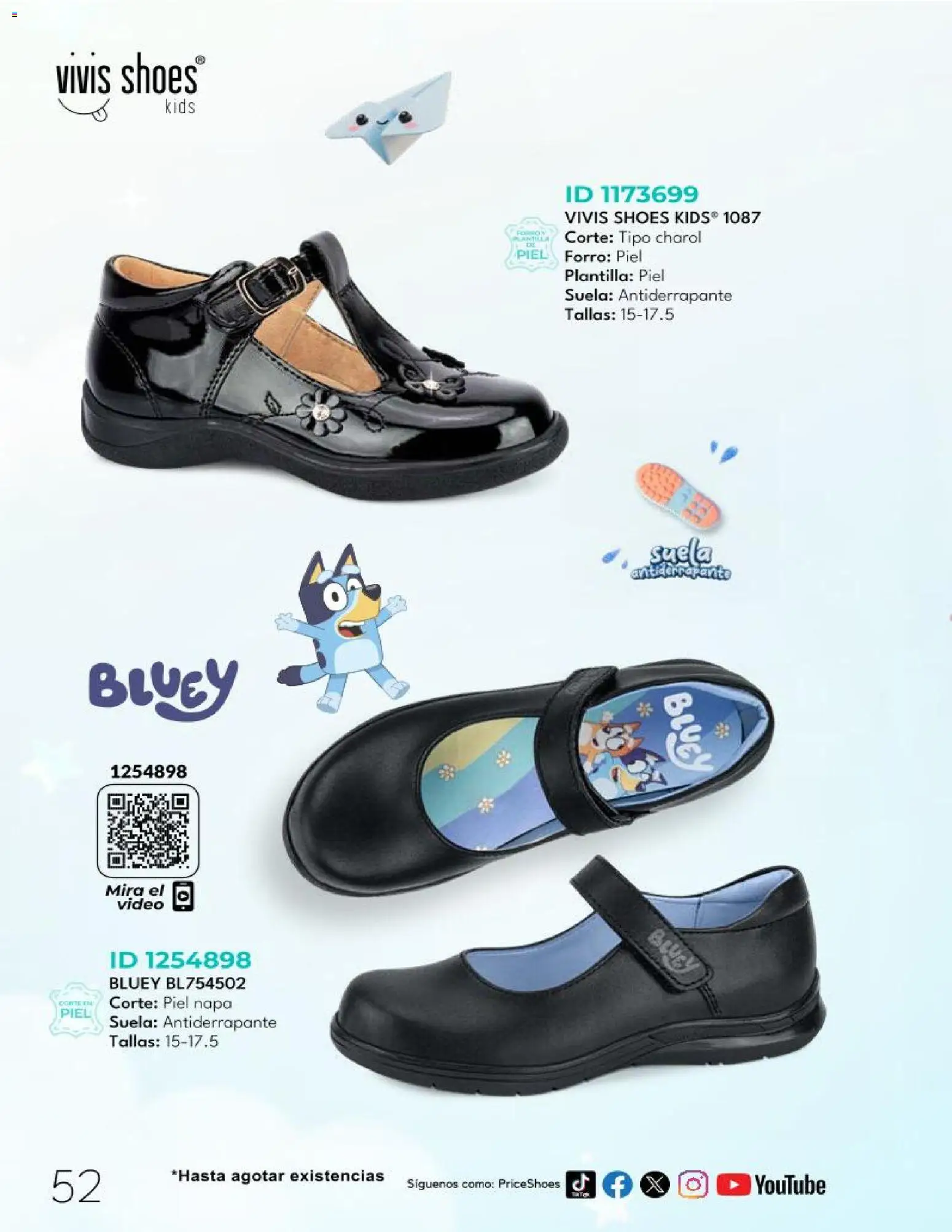 Nuevas ofertas de Price Shoes válidas en toda la República Mexicana desde el 06.12.2025. ¡Encuentra las mejores ofertas en Price Shoes catálogo Bebés! | Página: 52 | Productos: Video