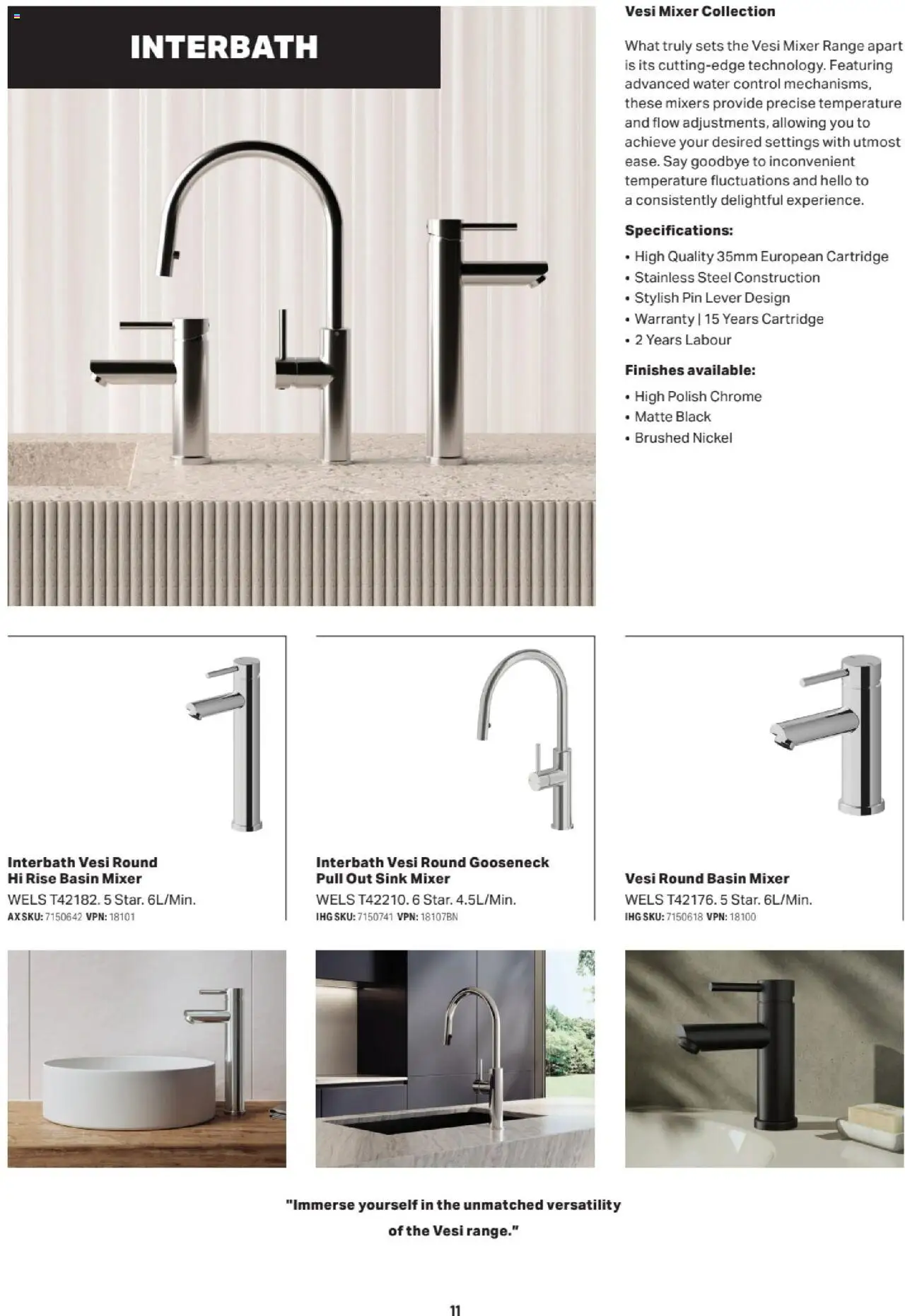 Mitre 10 catalogue - valid from 27.06.2025 | Page: 11 | Products: Sink, Polish, Water, Mixer