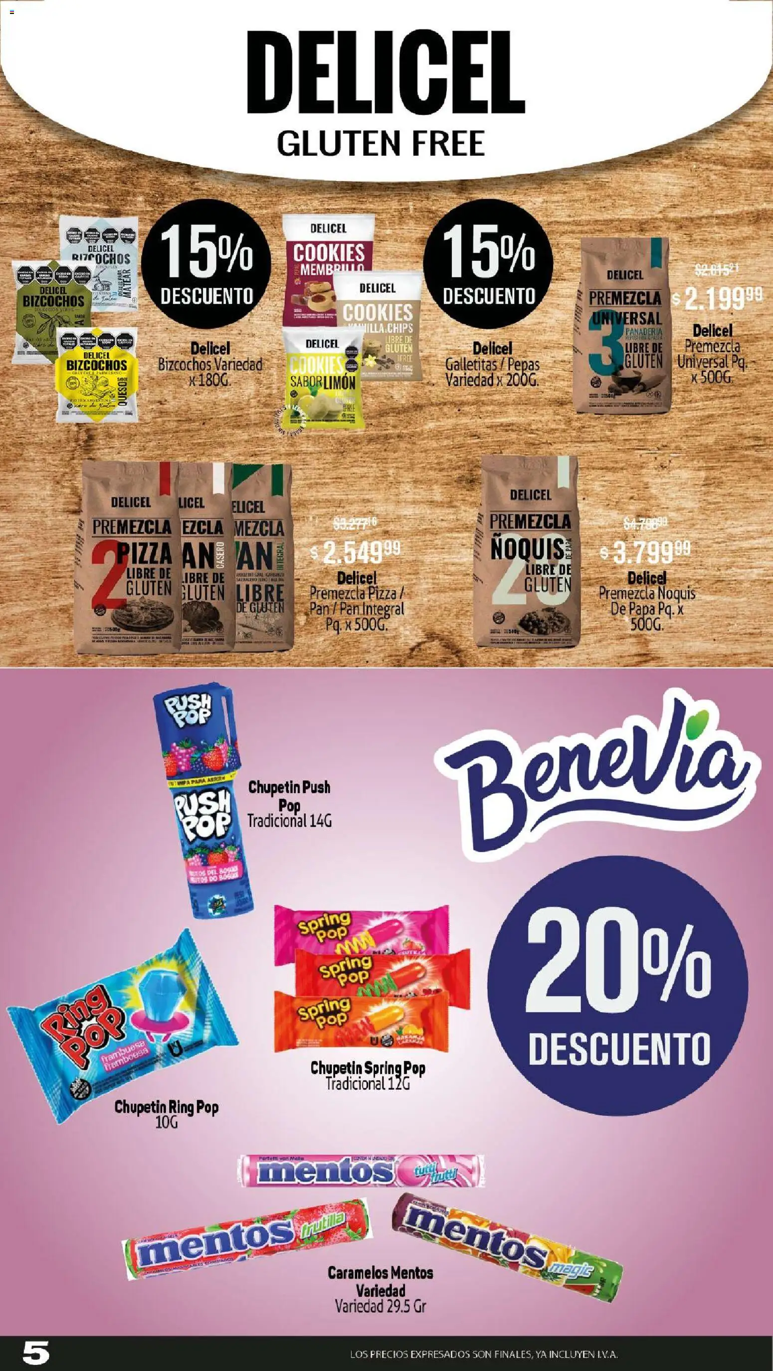 Makro ofertas │ válido desde el 27.11.2025 | Página: 5 | Productos: Galletitas, Papa, Ñoquis, Bizcochos