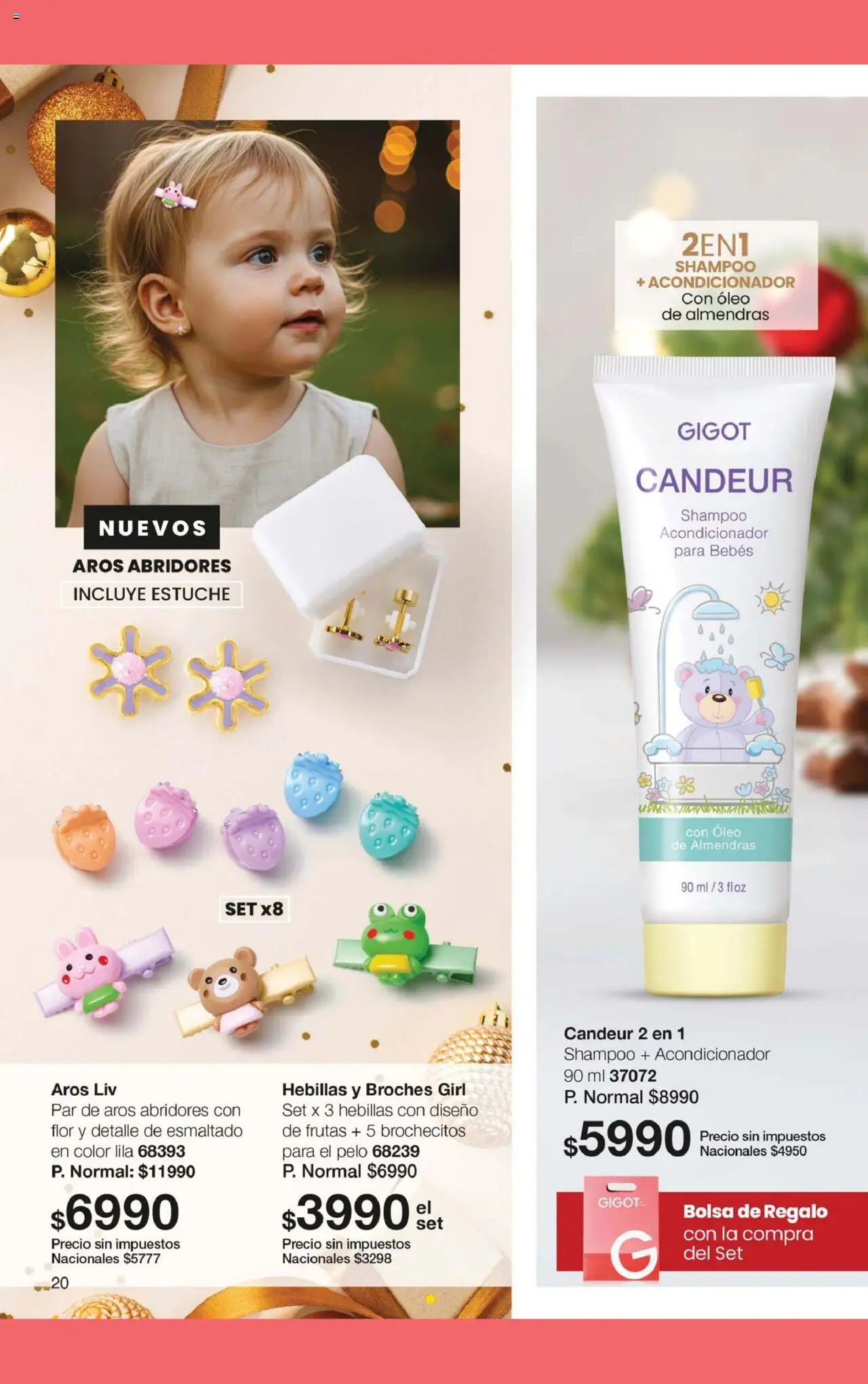 Gigot catálogo │ válido desde el 01.11.2025 | Página: 26 | Productos: Hebillas, Bolsa, Acondicionador, Estuche