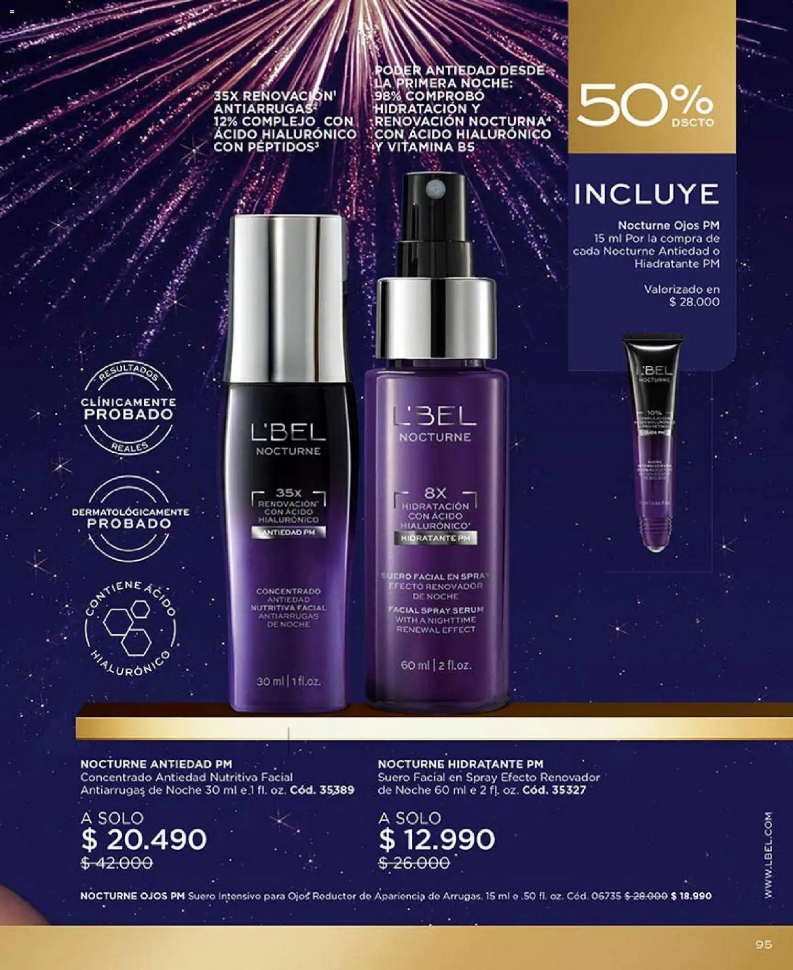 Catálogo L'Bel Campaña 1 │ válido desde el 01.01.2026 | Página: 95 | Productos: Serum