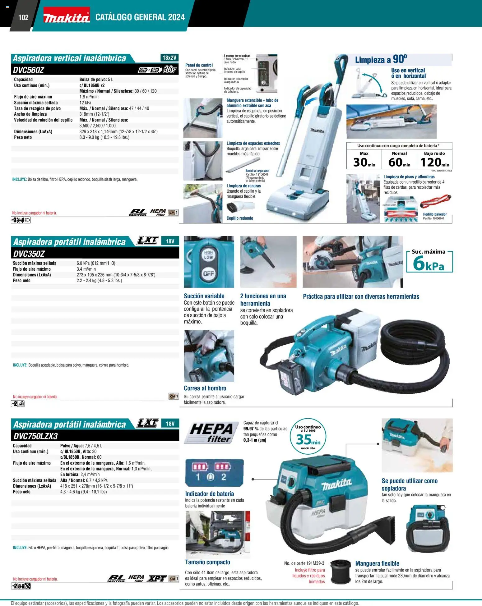 Nuevas ofertas de Makita válidas en toda la República Mexicana desde el 01.01.2024. ¡Encuentra las mejores ofertas en Makita catálogo General! | Página: 102 | Productos: Cepillo, Agua, Batería, Polvo