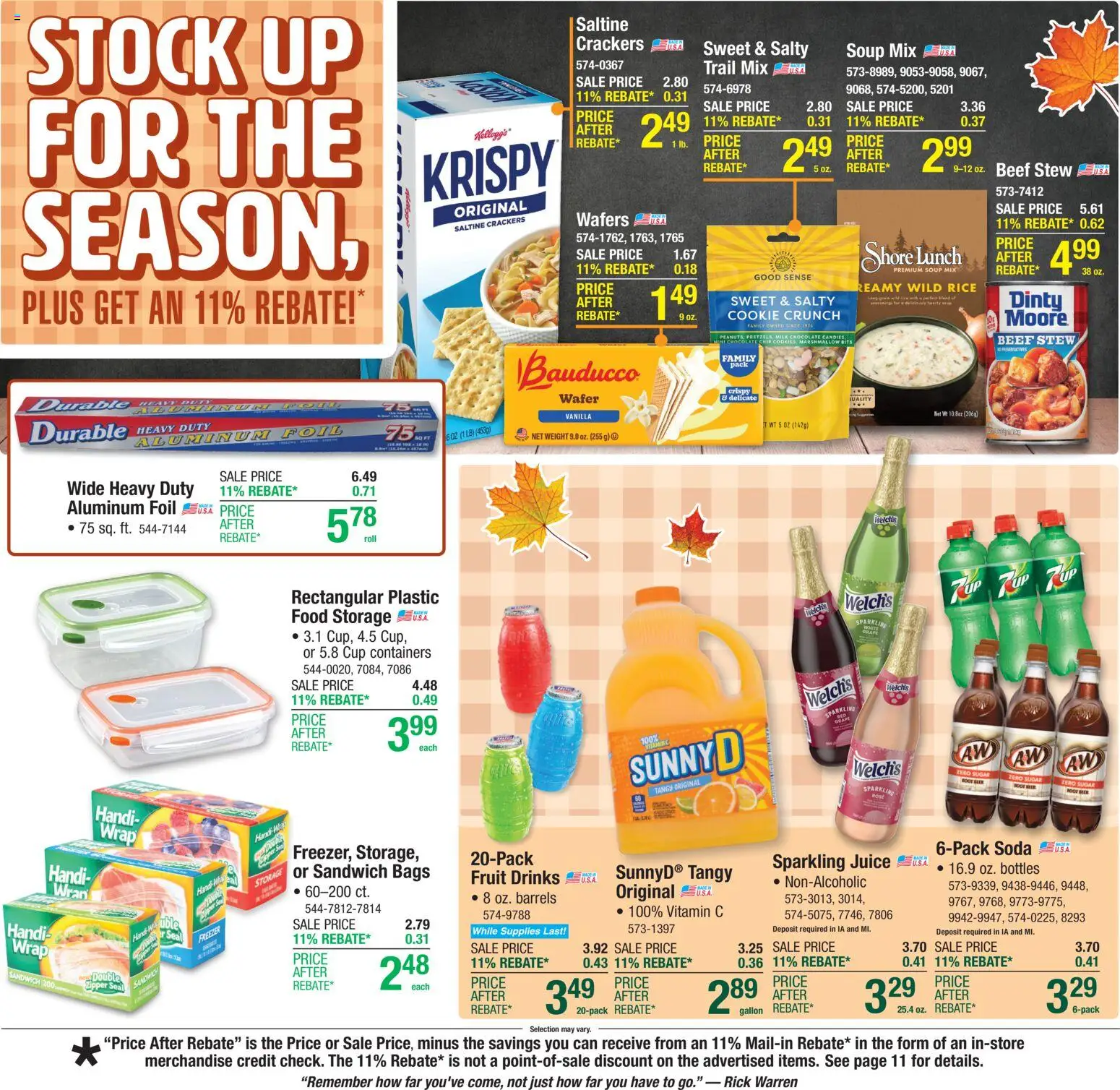 Menards Weekly Ad - valid from 22.10.2025 | Page: 17 | Products: Vitamin, Chocolate, Juice, Beer