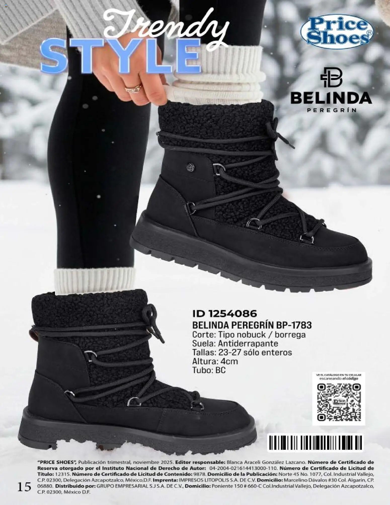 Nuevas ofertas de Price Shoes válidas en toda la República Mexicana desde el 15.11.2025. ¡Encuentra las mejores ofertas en Price Shoes catálogo Bota Invernal! | Página: 14