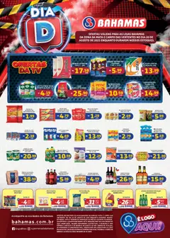 Bahamas Supermercados - Ofertas Dia D - Pré-Visualização do folheto da loja Bahamas Supermercados, válido de 20.08.2025
