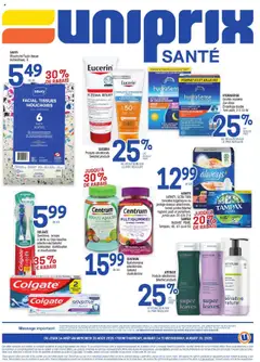 Uniprix flyer valid from 14.08.2025 | Page: 4 | Products: Shampoo, Soap, Shower