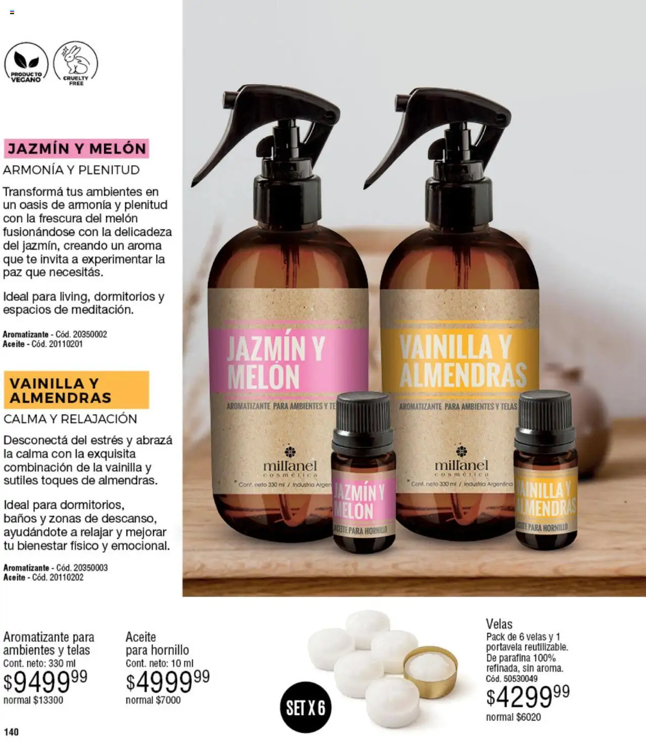 Millanel catálogo │ válido desde el 23.06.2025 | Página: 140 | Productos: Almendras, Melón, Aceite, Té
