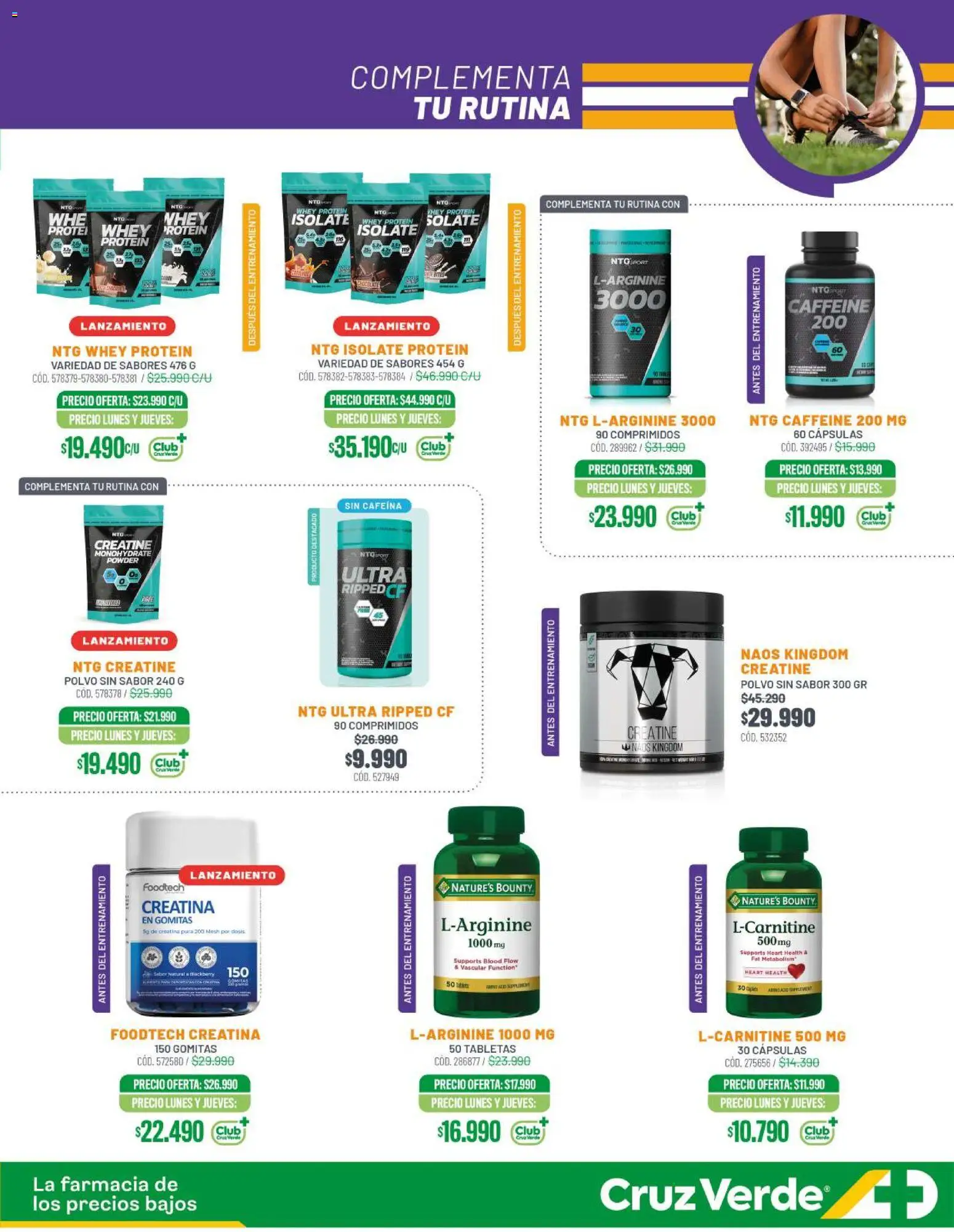 Nutrición Deportiva Cruz Verde │ válido desde el 05.12.2025 | Página: 3 | Productos: Polvo, Gomitas