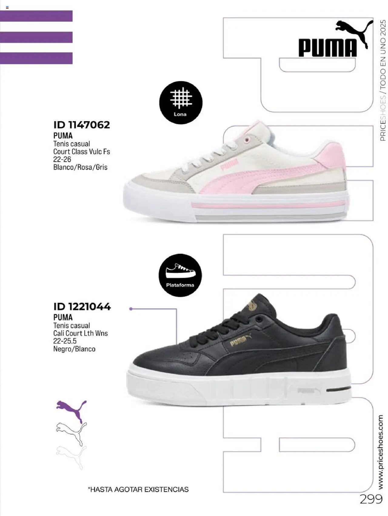 Nuevas ofertas de Price Shoes válidas en toda la República Mexicana desde el 05.05.2025. ¡Encuentra las mejores ofertas en Price Shoes catálogo Todo En 1 2025! | Página: 297 | Productos: Tenis, Lona