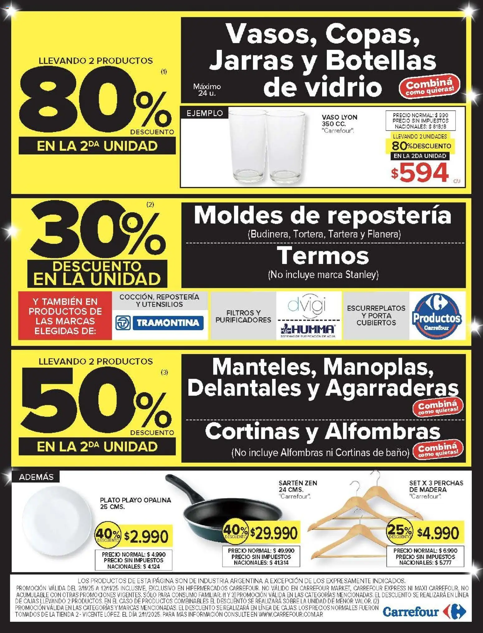 Carrefour - Black Friday │ válido desde el 03.11.2025 | Página: 21 | Productos: Caso, Sobre, Sartén, Agua