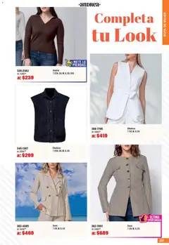Vista previa de Andrea catálogo Outlet, nuevo folleto de la tienda, válido en México a partir del 05.04.2026 | Página: 201