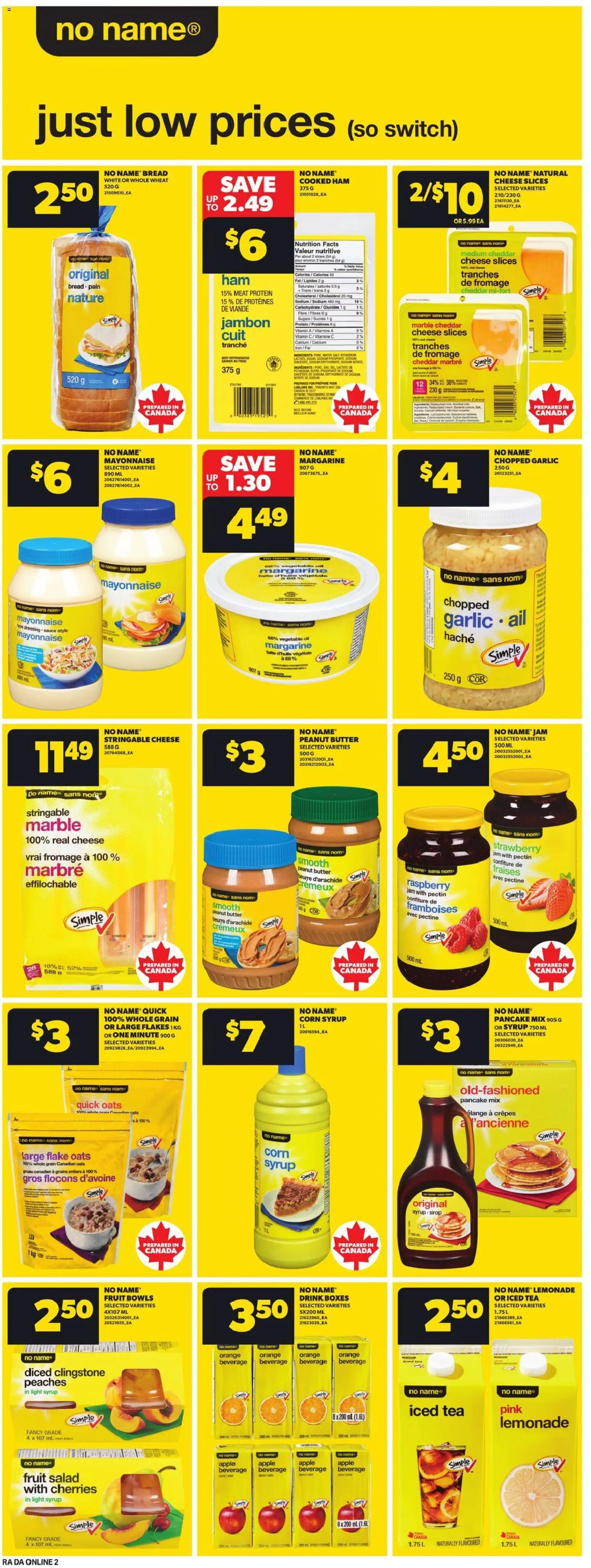 Atlantic Superstore flyer valid from 01.01.2026 | Page: 10 | Products: Tea, Oil, Bread, Ham