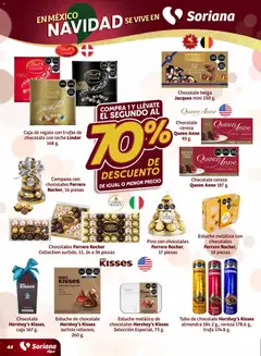Vista previa de Soriana - Preciazazaso Híper: Camp, Chia, Oax, Q. Roo, Tab, Yuc, nuevo folleto de la tienda, válido en México a partir del 27.11.2025 | Página: 43 | Productos: Estuche, Chocolate, Almendra, Campana