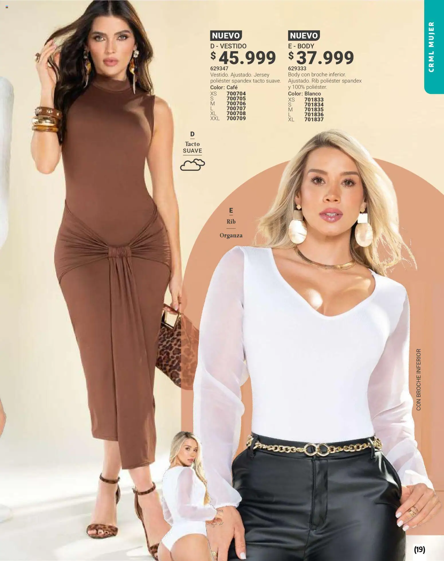 Carmel revista - valida desde el 01.03.2026 | Página: 19 | Productos: Body, Vestido, Café