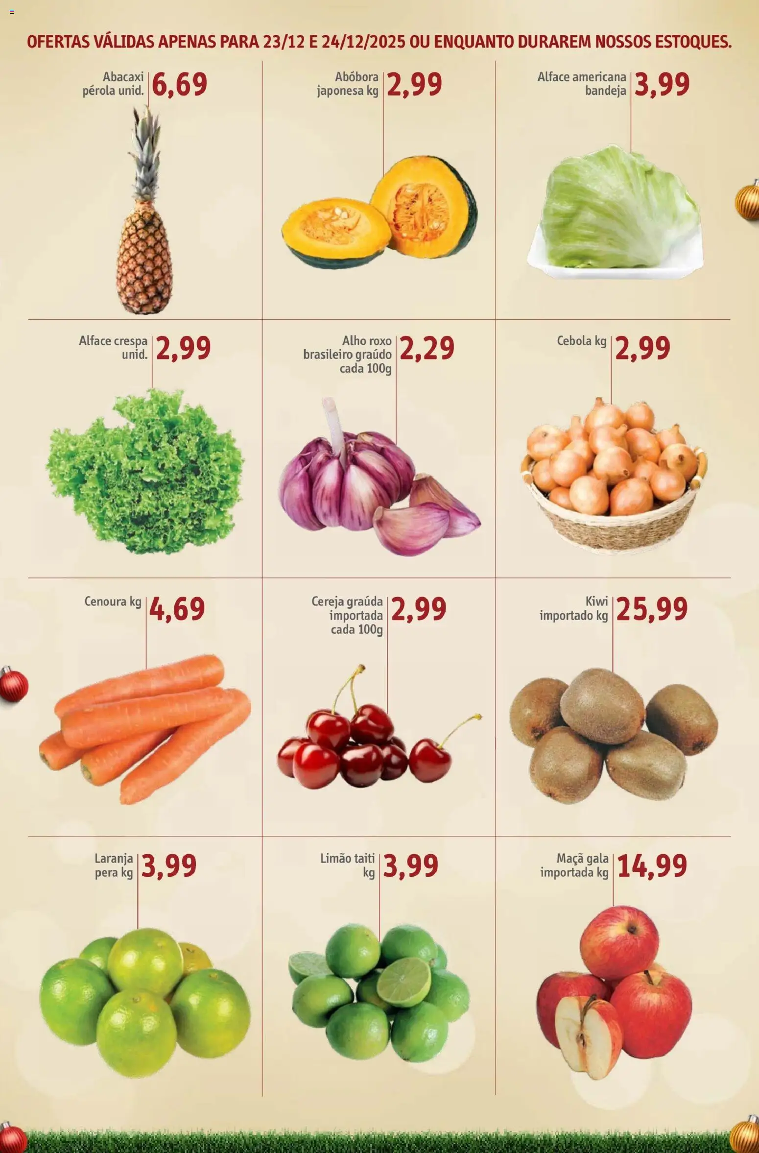 Sonda Folheto - válido de 23.12.2025 | Página: 14 | Produtos: Cereja, Abóbora, Alho, Kiwi
