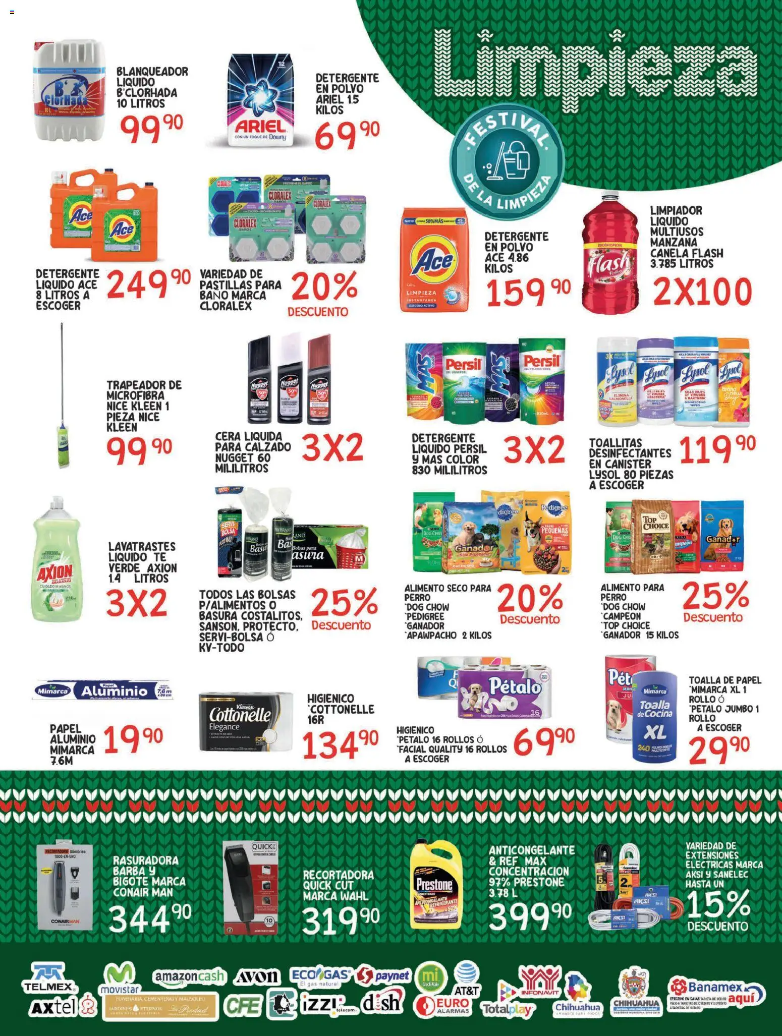 Nuevas ofertas de Alsuper válidas en toda la República Mexicana desde el 25.11.2025. ¡Encuentra las mejores ofertas en Alsuper folleto Chihuahua Capital! | Página: 5 | Productos: Manzana, Rasuradora, Top, Té