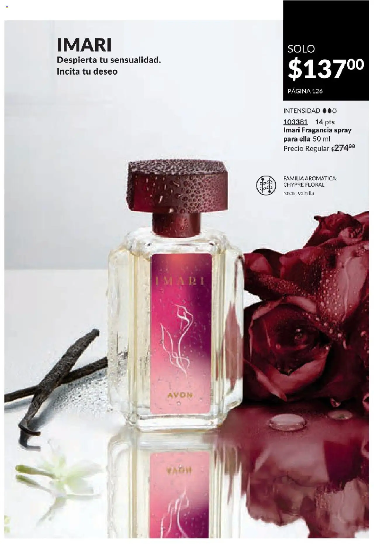Nuevas ofertas de AVON válidas en toda la República Mexicana desde el 17.03.2025. ¡Encuentra las mejores ofertas en AVON campaña 7 2025! | Página: 126 | Productos: Fragancia