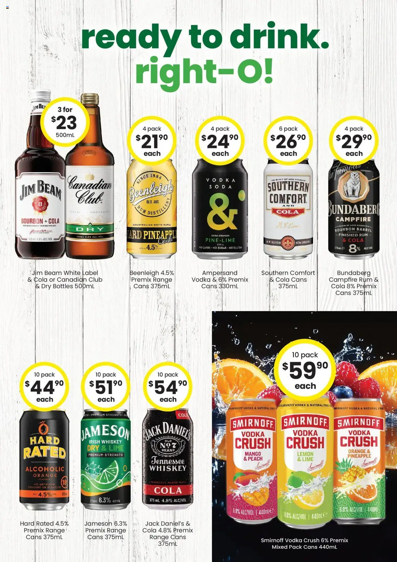 The Bottle-O catalogue - valid from 06.10.2025 | Page: 5 | Products: Vodka, Whiskey, Peach, Lime