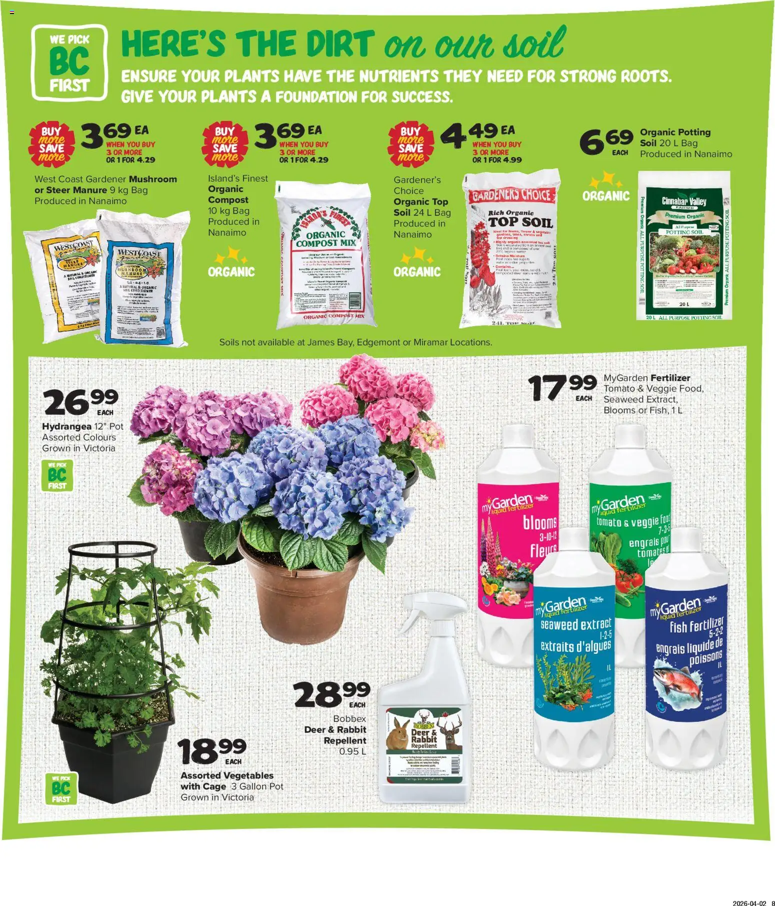 Thrifty Foods flyer valid from 16.04.2026 | Page: 17 | Products: Fish, Bag, Conditioner