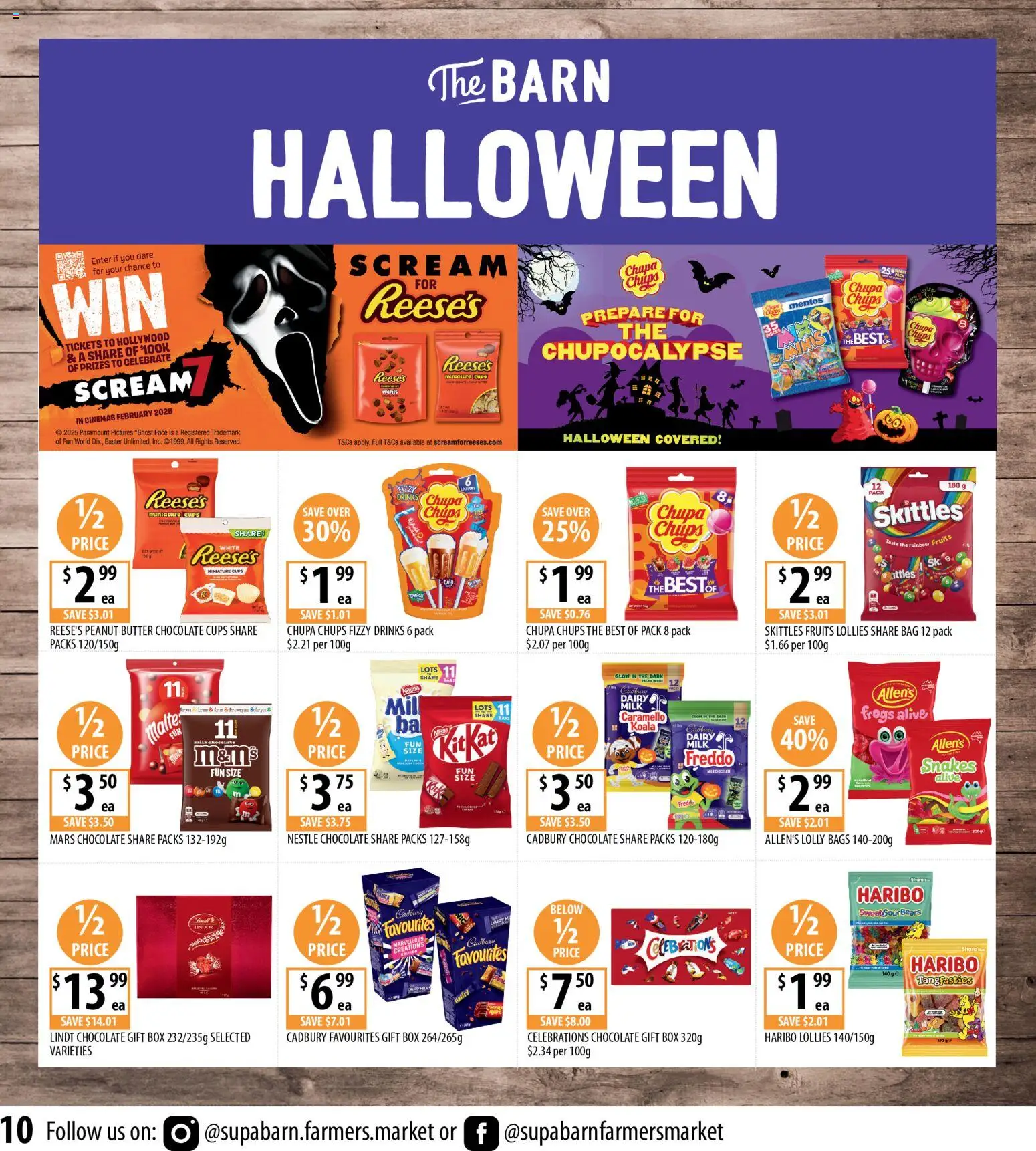 Supabarn catalogue - valid from 29.10.2025 | Page: 10 | Products: Cups, Dairy, Lindt Chocolate, Fruits