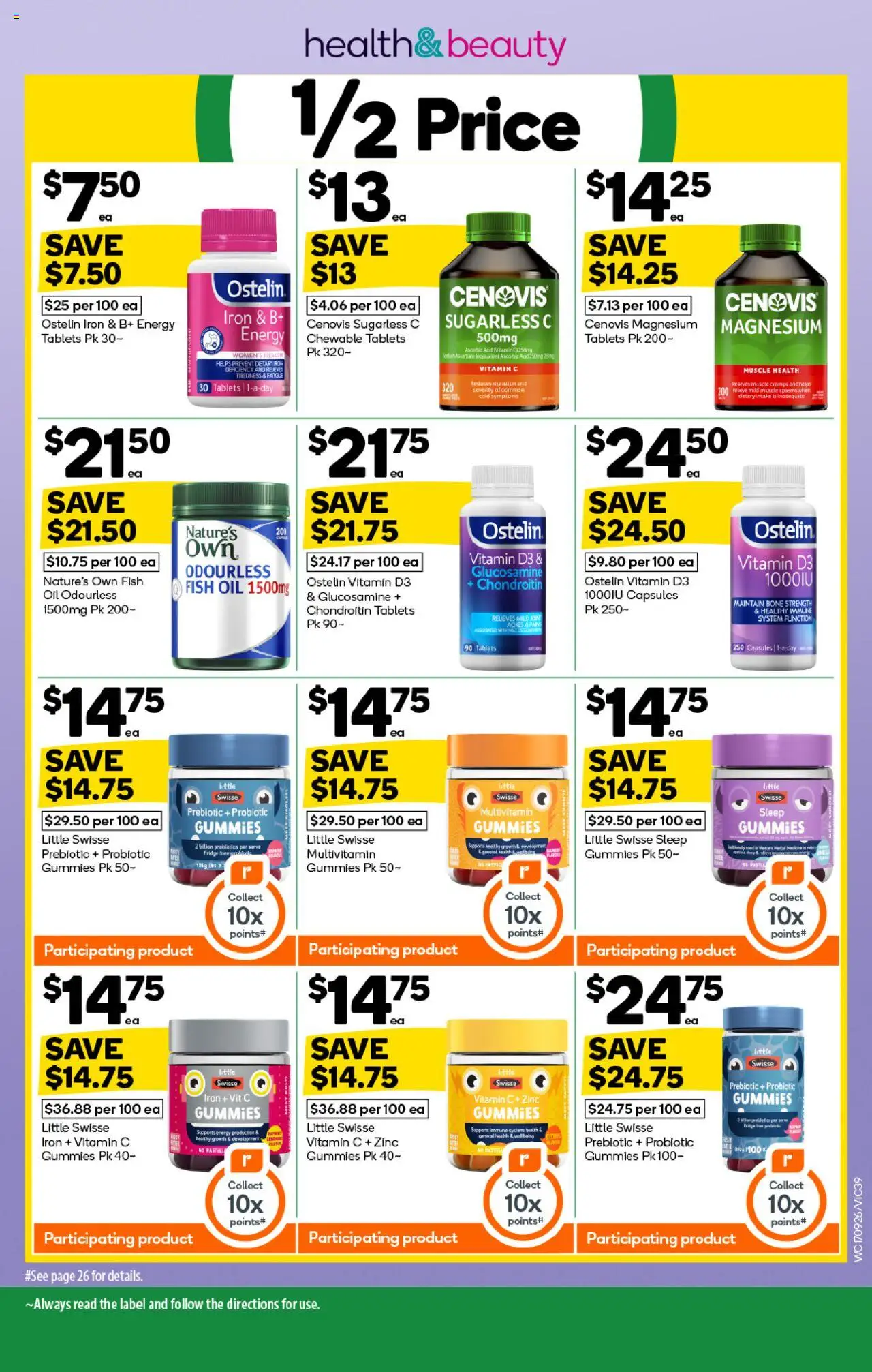 Woolworths catalogue - valid from 17.09.2025 | Page: 37 | Products: Fish, Fridge, Iron, Vitamin