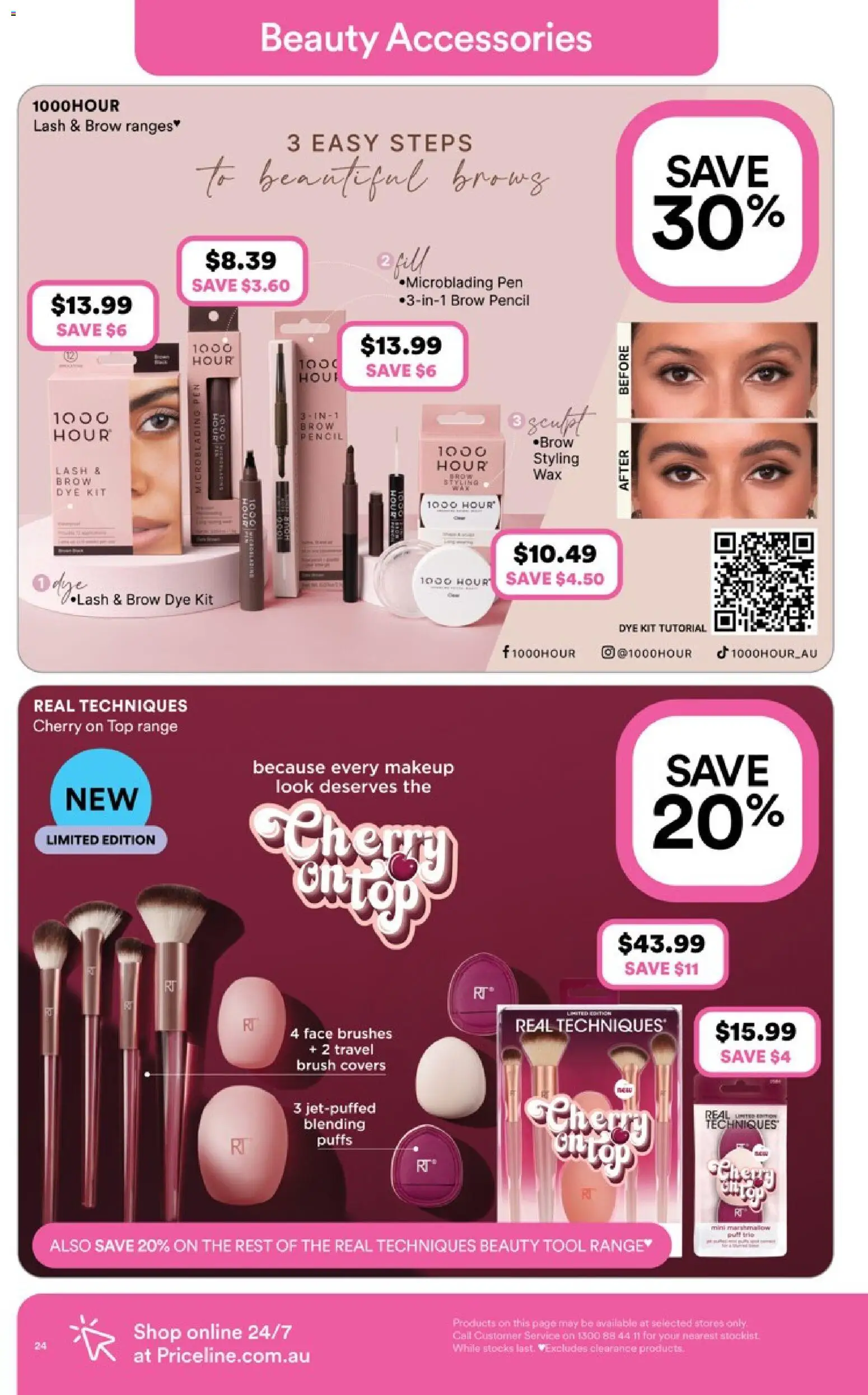 Priceline Pharmacy catalogue - valid from 10.12.2025 | Page: 24 | Products: Brush, Makeup, Accessories, Pencil