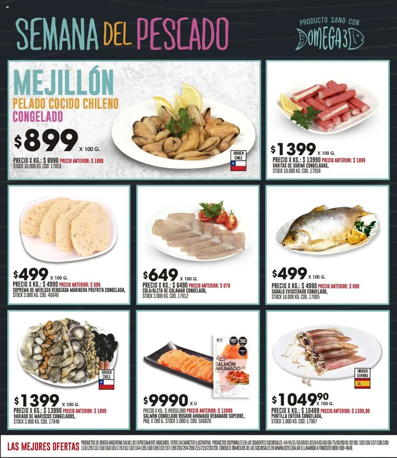 Coto ofertas │ válido desde el 18.08.2025 | Página: 2 | Productos: Pescado