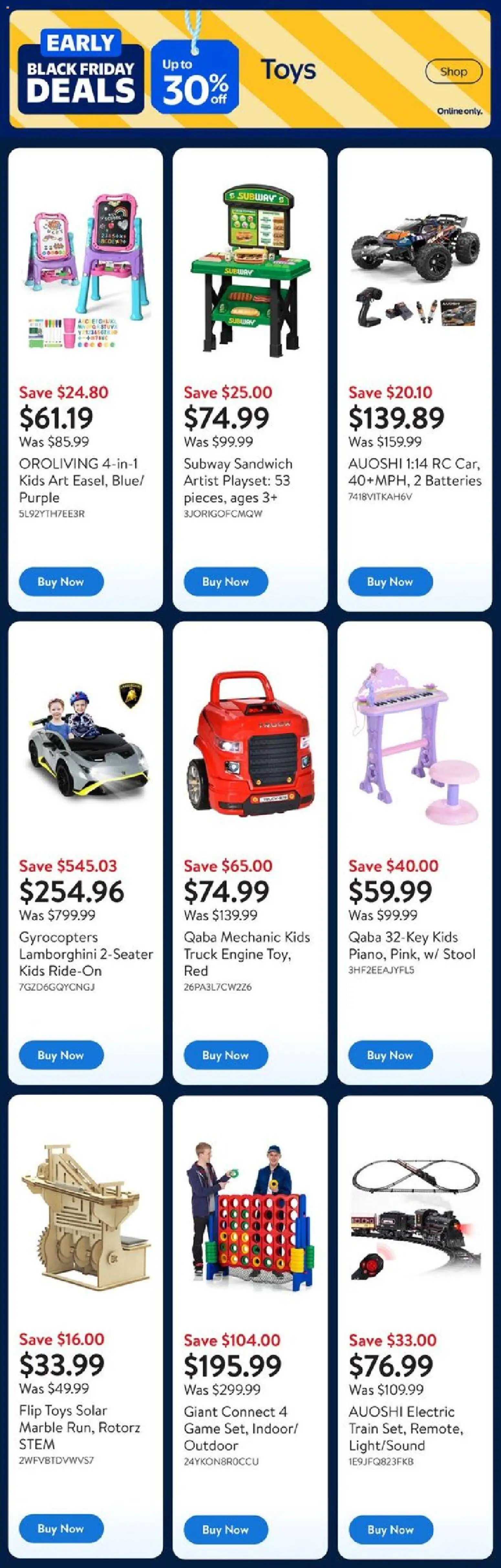 Walmart flyer valid from 06.11.2025 | Page: 9 | Products: Game