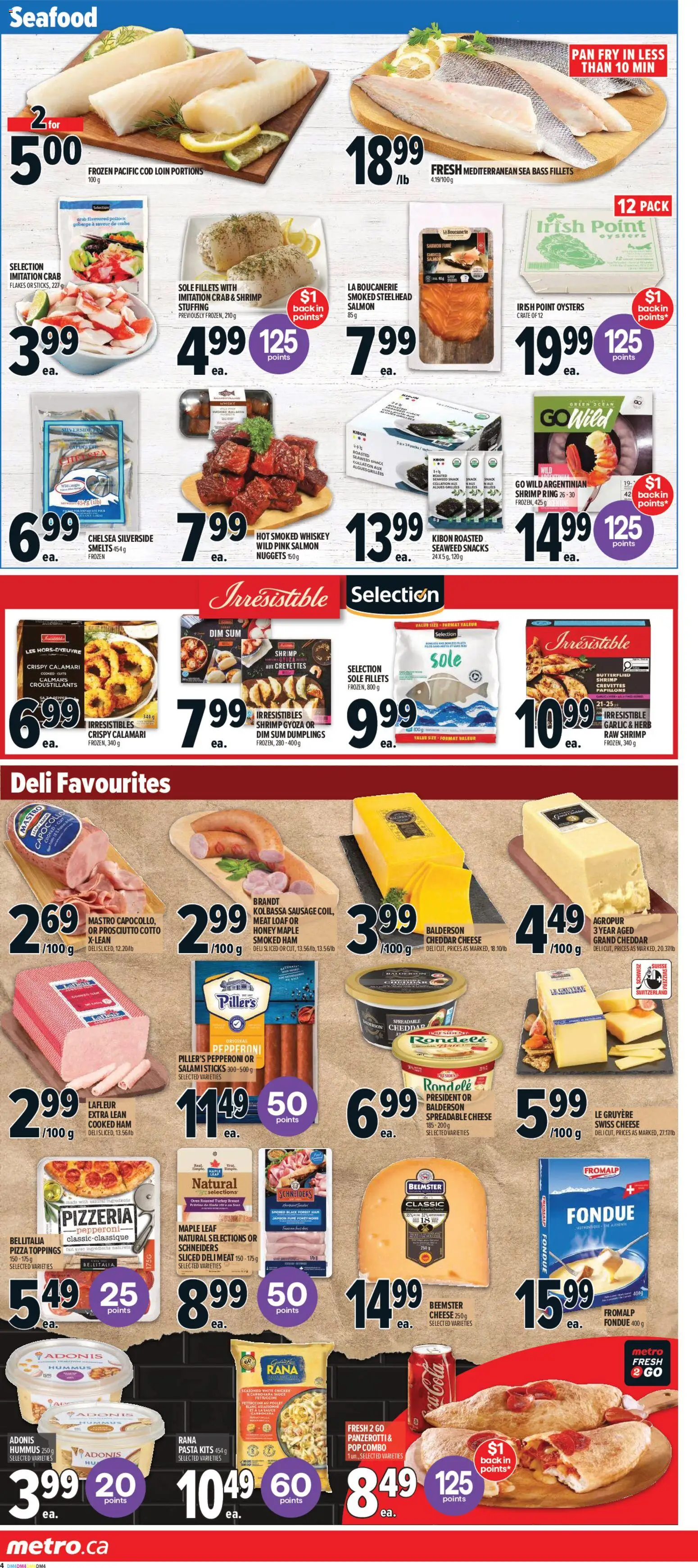 Metro flyer valid from 26.02.2026 | Page: 8 | Products: Cheese, Salami, Ham, Chicken