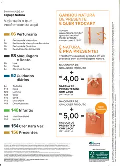 Natura - Ciclo 01/2026 - Pré-Visualização do folheto da loja Natura, válido de 26.12.2025 | Página: 4 | Produtos: Maquiagem, Revista
