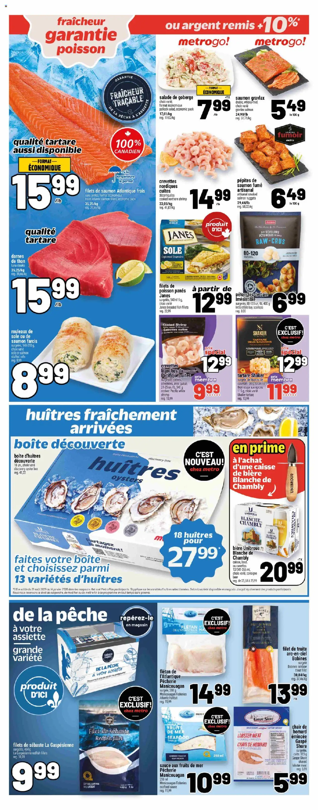 Metro flyer valid from 11.09.2025 | Page: 10 | Products: Fish, Chair, Box