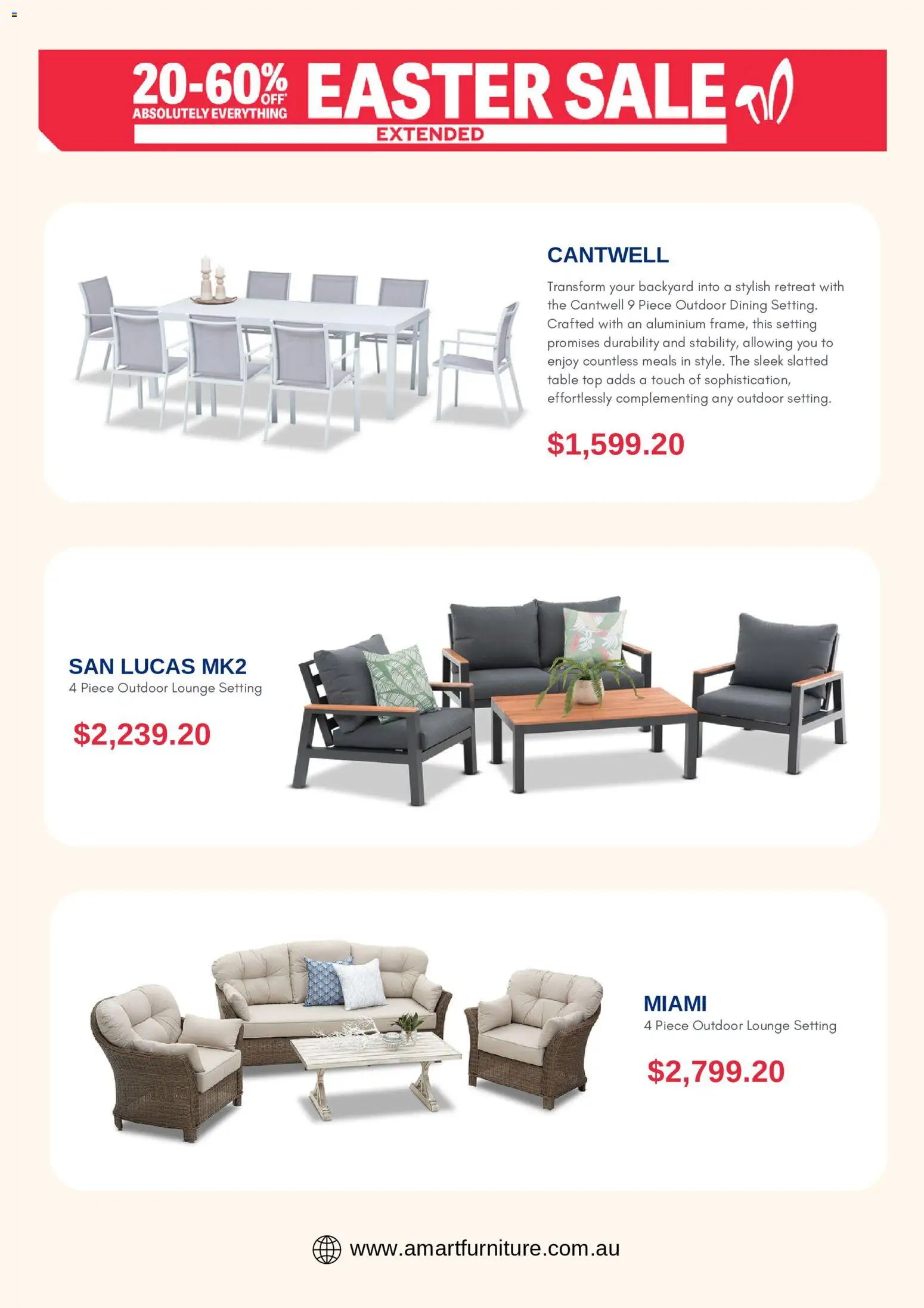Amart Furniture catalogue - valid from 10.04.2026 | Page: 4 | Products: Table