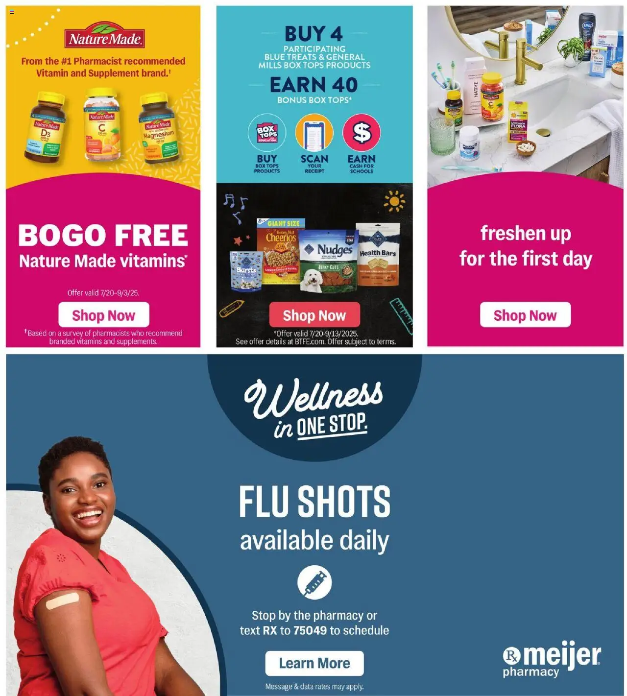 Meijer Weekly Ad - valid from 10.08.2025 | Page: 40 | Products: Vitamin, Magnesium, Box