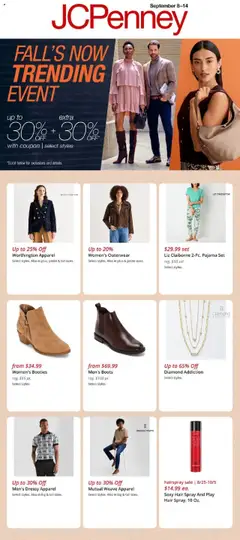 Preview of JCPenney weekly ads valid from 08.09.2025